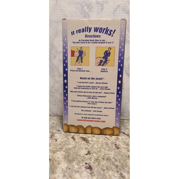 The Hillary Clinton Nutcracker 2007 New In Box - Picture 2 of 4